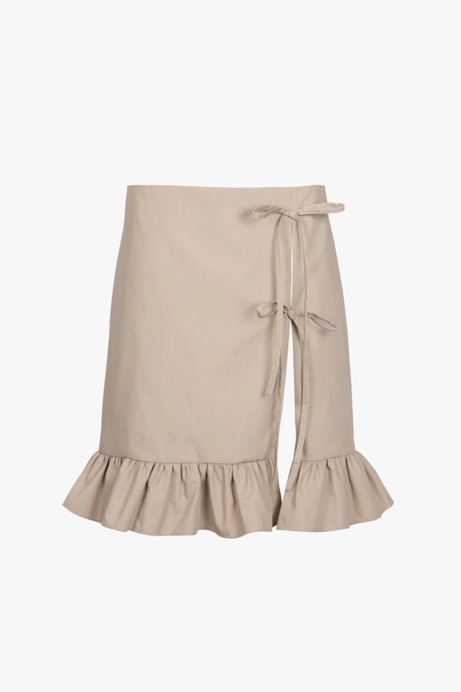 SANDY LIANG Women's Khaki Bud Skirt - Stylish High-Waisted A-Line Skirt for Women