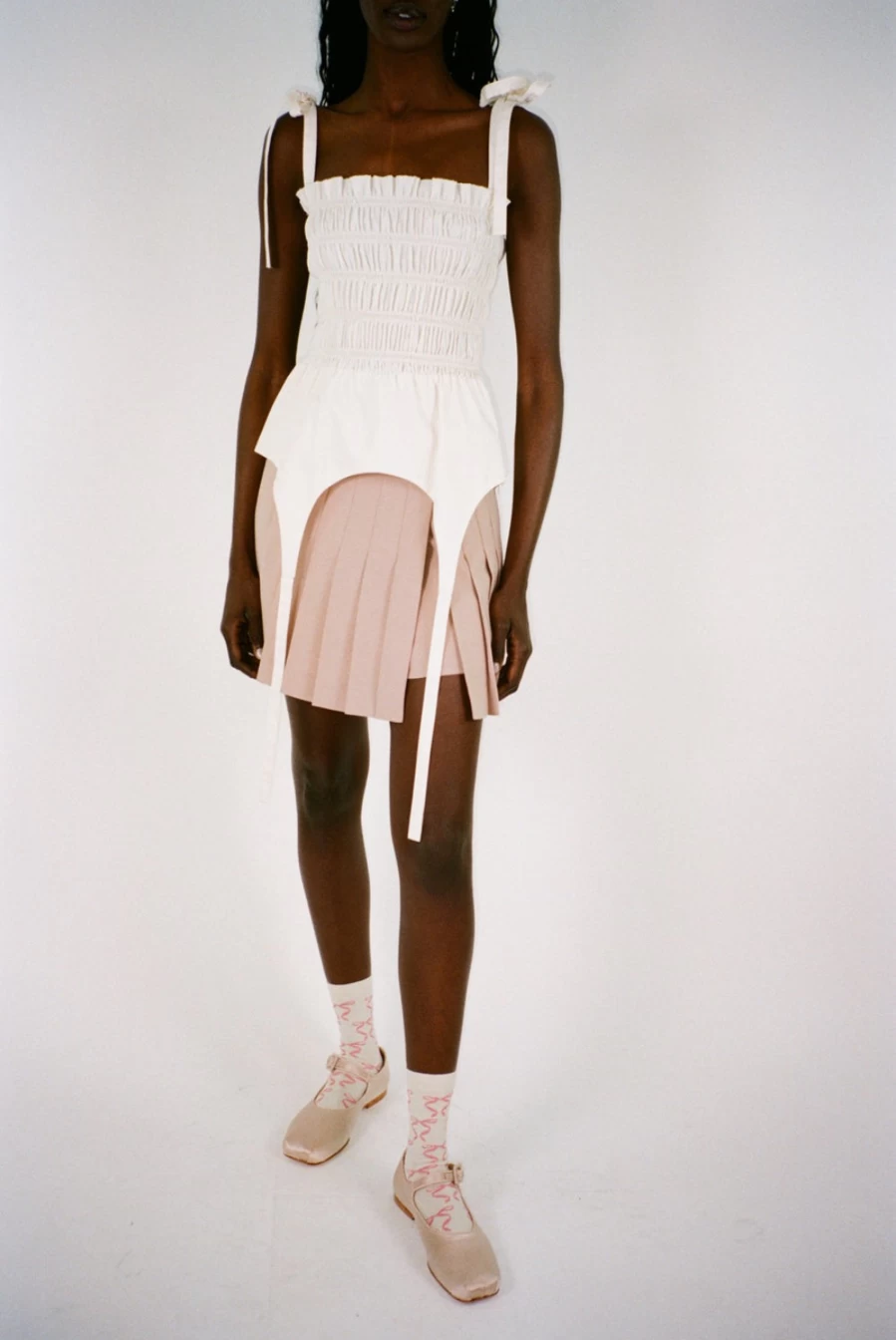SANDY LIANG Women's Cream Seal Top In Sweater
