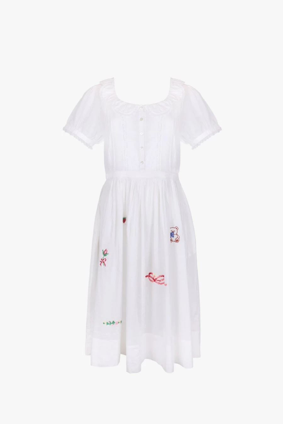 SANDY LIANG Women's Beetle Dress - Vintage-Inspired Floral Printed Mini Dress