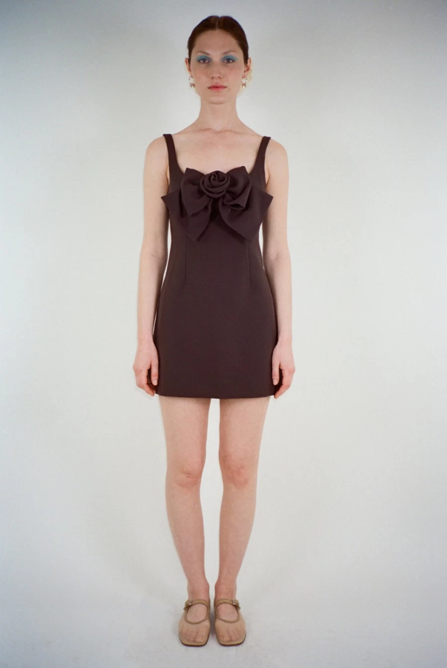 SANDY LIANG Women's Arden Dress In Umber - Elegant Casual Wear