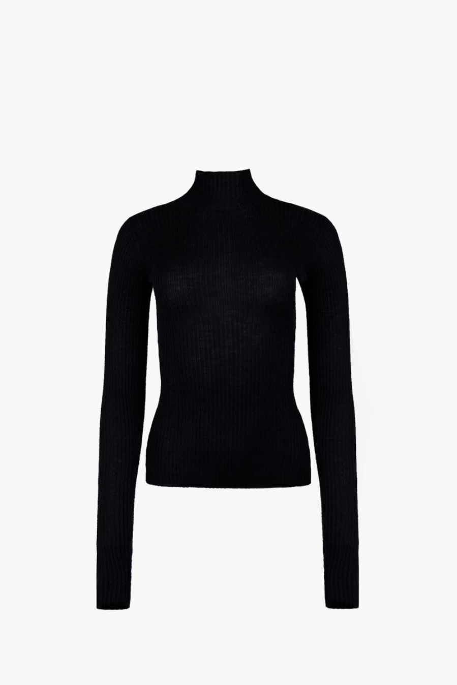 SANDY LIANG Women's Vale Black Cashmere Sweater | Luxurious Soft Knitwear