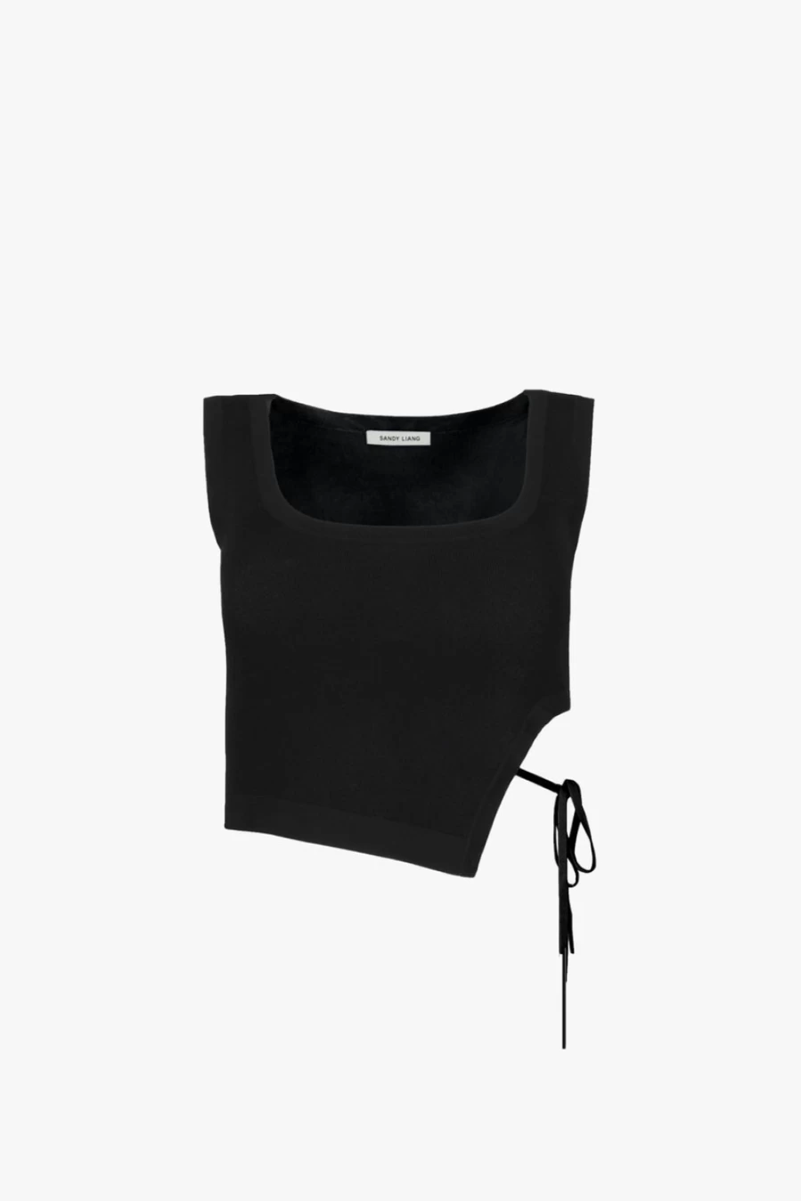 SANDY LIANG Women's Black Tears Top - Stylish & Trendy Boutique Blouse