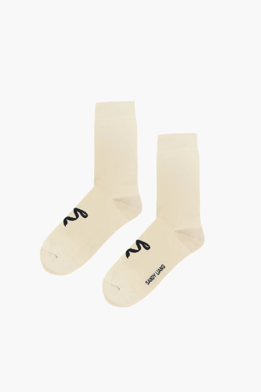 SANDY LIANG Women's Secret Socks in Butter Color – Stylish and Comfortable