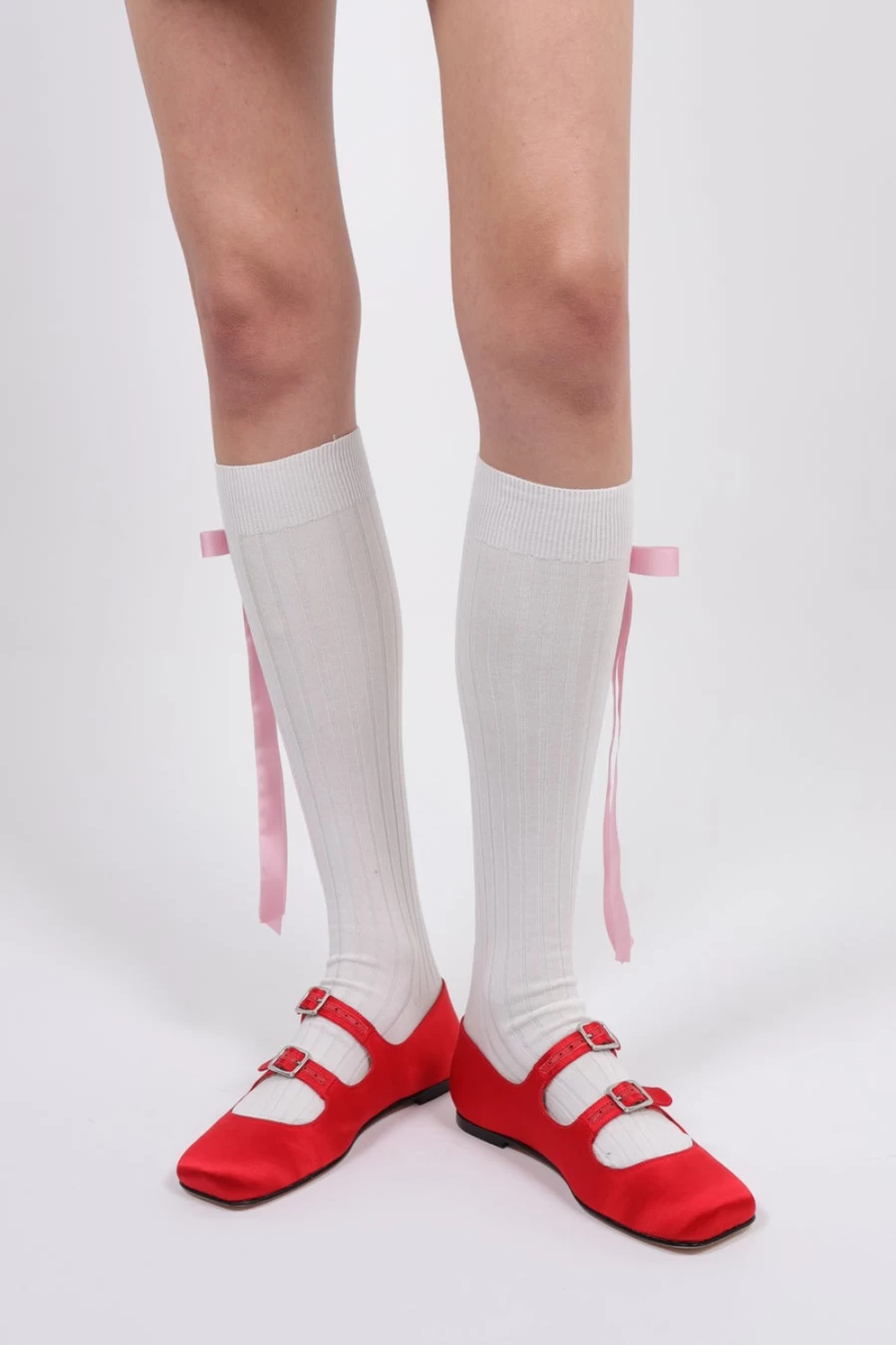 SANDY LIANG Women's Off White Recital Socks - Stylish & Comfortable