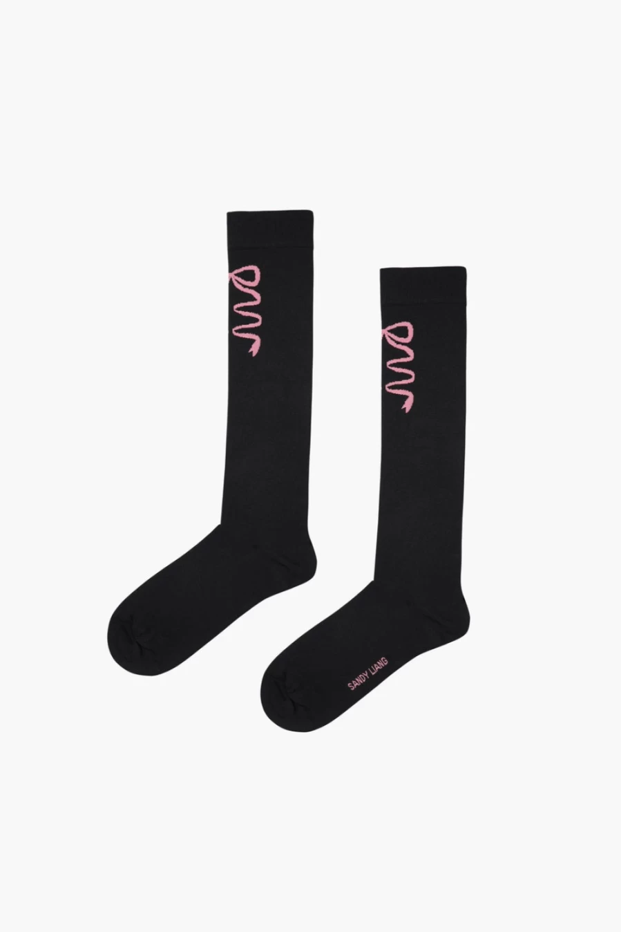 SANDY LIANG Women's Black Stelo Socks - Stylish & Comfortable Footwear