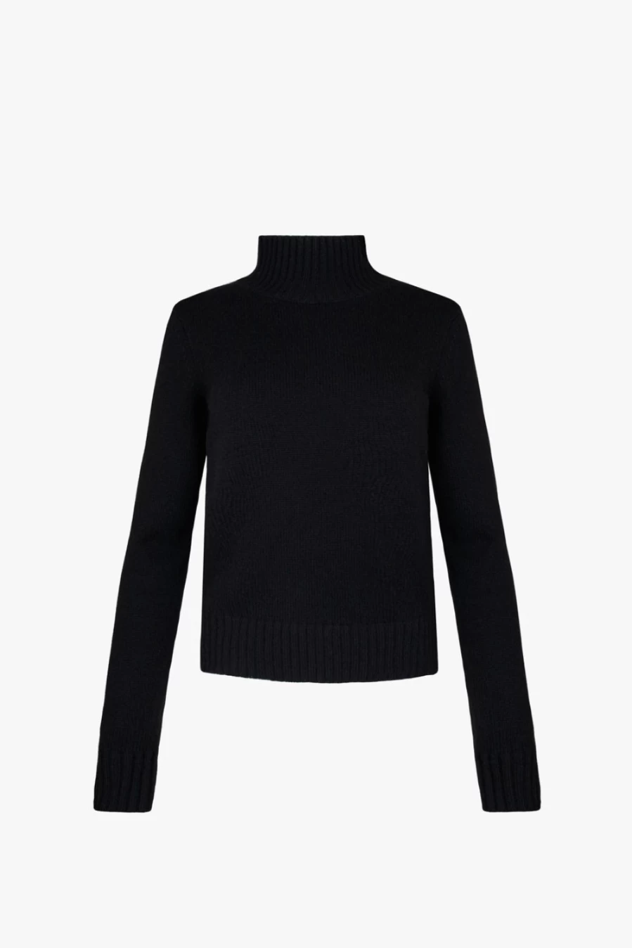 SANDY LIANG Women's Black Cashmere Sweater - Hull Style Premium Knitwear